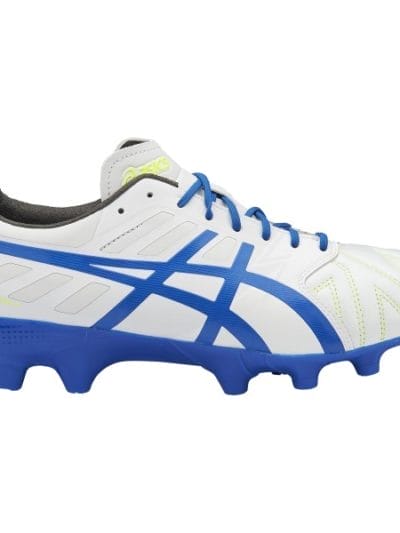 Fitness Mania - Asics Lethal Legacy IT - Mens Football Boots - White/Imperial/Safety Yellow