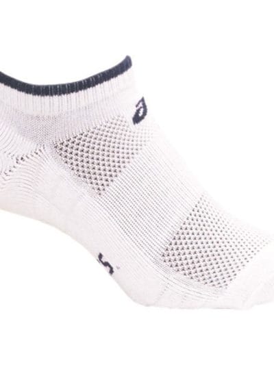 Fitness Mania - Asics Pace Mens Low Running Socks - White/Navy