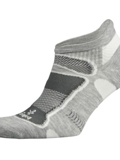 Fitness Mania - Balega Ultra Light No Show Running Socks - Grey/White