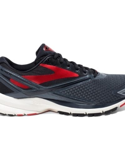 Fitness Mania - Brooks Launch 4 - Mens Running Shoes - Anthracite/Black/Red