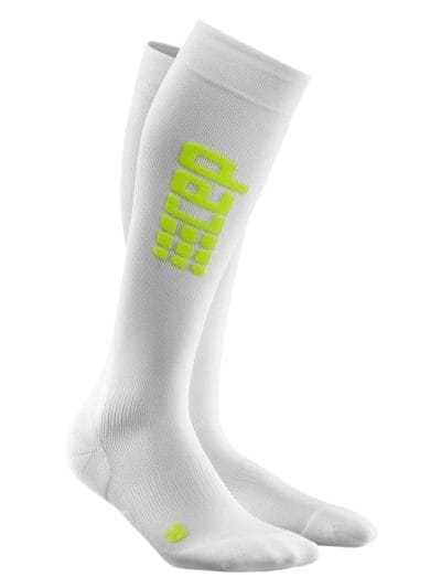 Fitness Mania - CEP Ultra Light Compression Run Socks - White + Free Run Socks Worth $30
