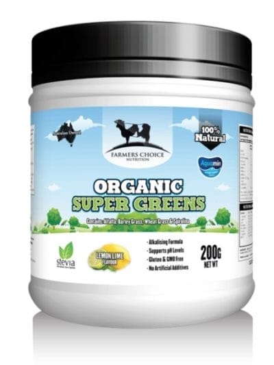 Fitness Mania - Farmers Choice Organic Super Greens - 200g
