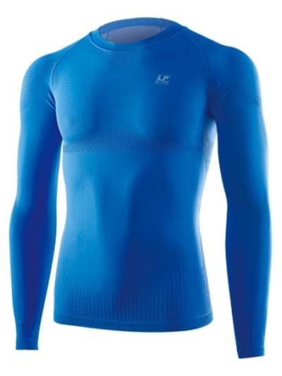 Fitness Mania - LP EmbioZ Shoulder Support - Mens Compression Long Sleeve Top - Blue