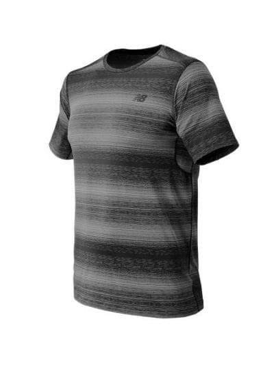 Fitness Mania - New Balance Kairosport Mens Running T-Shirt - Heather Charcoal