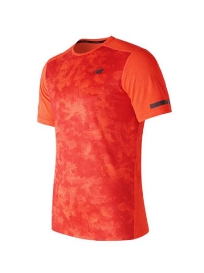 Fitness Mania - New Balance Max Intensity Mens Running T-Shirt - Alpha Orange/Atomic