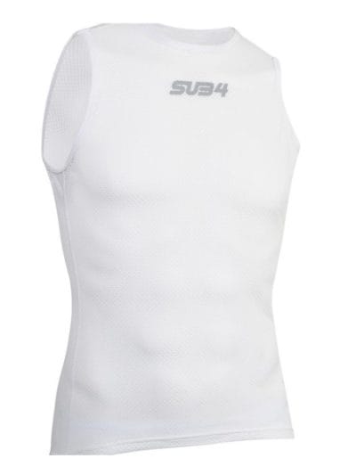 Fitness Mania - SUB4 Mens Cycling Undershirt - White