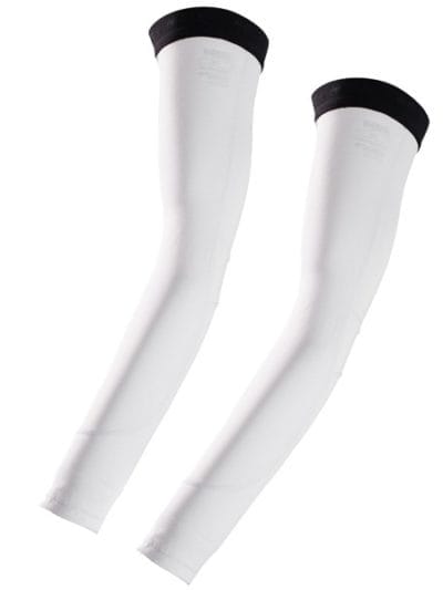 Fitness Mania - SUB4 Sun Sleeves - UV Arm Protectors - White/Black