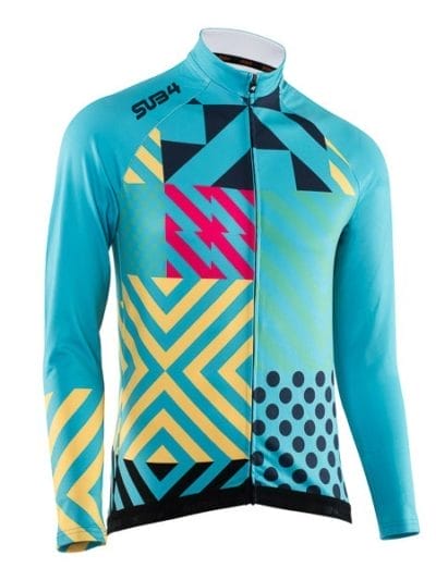 Fitness Mania - SUB4 Thermal Joker Unisex Long Sleeve Cycling Jersey - Teal