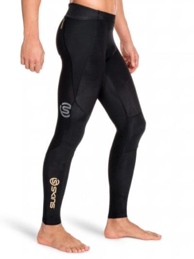 Fitness Mania - Skins A400 Mens Compression Long Tights - Black