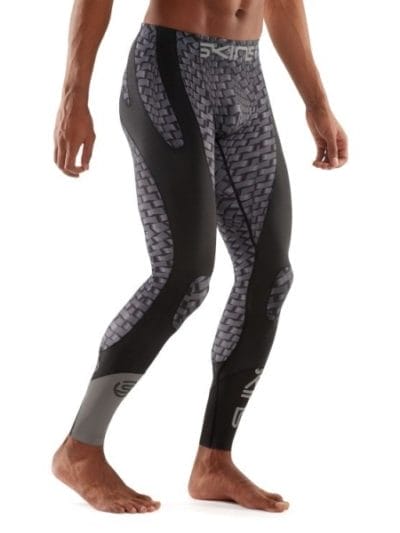 Fitness Mania - Skins K-Proprium Mens Compression Long Tights - Espresso