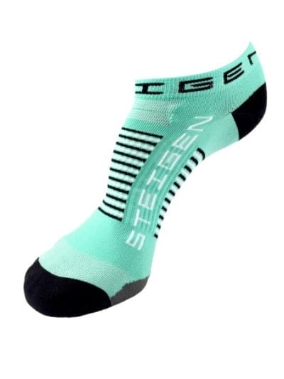 Fitness Mania - Steigen Zero Length Running Socks - Mint/Black