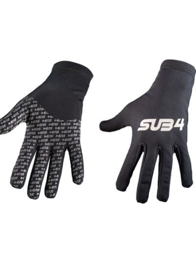 Fitness Mania - Sub4 Roubaix Unisex Running Gloves - Black