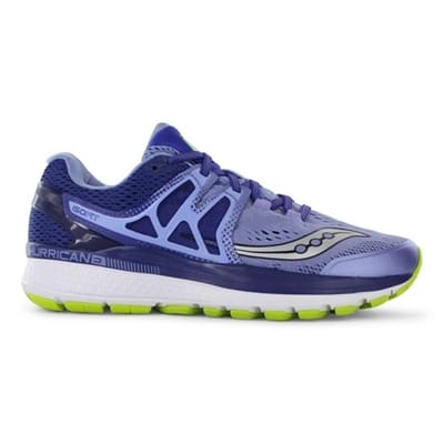 Fitness Mania - SAUCONY Womens Hurricane ISO 3 Purple / Navy