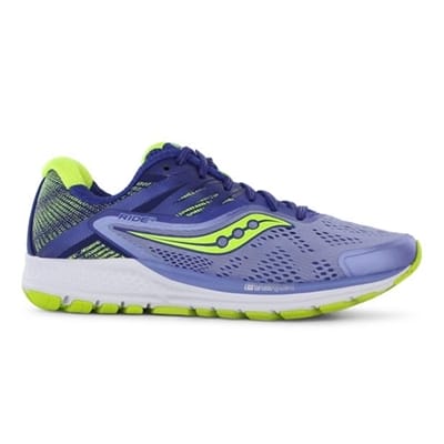 Fitness Mania - SAUCONY Womens Ride 10 Purple / Citron