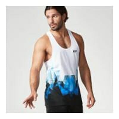 Fitness Mania - Digital Geo Print Stringer Vest