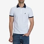 Fitness Mania - SHORT SLEEVE SLIM TECHNICAL STRIPE POLO