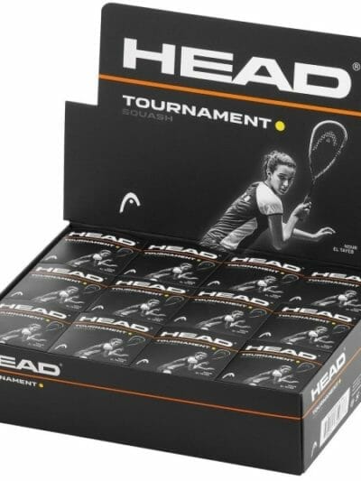 Fitness Mania - Head Tournament Squash Ball - Box Of 12 - Single Dot