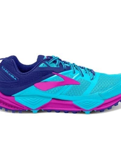 Fitness Mania - Brooks Cascadia 12 - Womens Trail Running Shoes - Bluefish/Blue/Purple