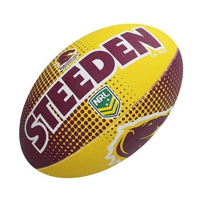 Fitness Mania - Steeden Brisbane Broncos Supporter Size 5 Ball