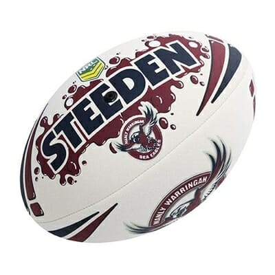 Fitness Mania - Steeden Manly Sea Eagles Dimple Beach Size 5 Ball