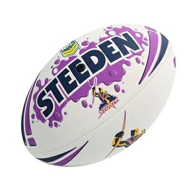 Fitness Mania - Steeden Melbourne Storm Dimple Beach Size 5 Ball