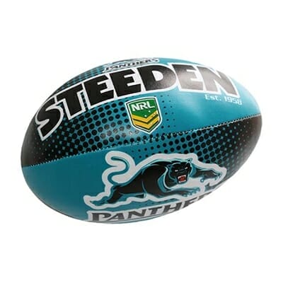 Fitness Mania - Steeden Penrith Panthers Sponge 6 Inch Ball