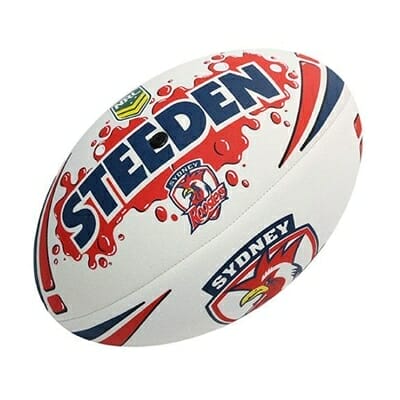 Fitness Mania - Steeden Sydney Roosters Dimple Beach Size 5 Ball