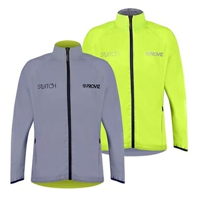 Fitness Mania - Switch Men's Cycling Jacket - Yellow / Reflective