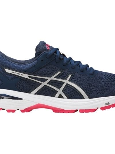 Fitness Mania - Asics GT-1000 6 (D) - Womens Running Shoes - Insignia Blue/Silver/Rouge Red