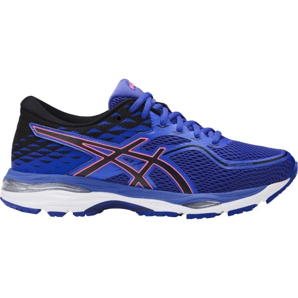 Fitness Mania - Asics Gel Cumulus 19 (D) - Womens Running Shoes - Blue Purple/Black/Flash Coral