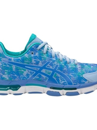 Fitness Mania - Asics Gel Netburner Professional 13 - Womens Netball Shoes - Airy Blue/Regatta Blue/Artic Aqua
