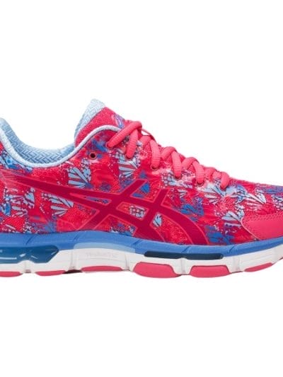 Fitness Mania - Asics Gel Netburner Professional 13 - Womens Netball Shoes - Rouge Red/Cosmo Pink/Airy Blue