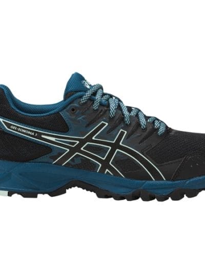Fitness Mania - Asics Gel Sonoma 3 - Womens Trail Running Shoes - Ink Blue/Black/Glacier Sea