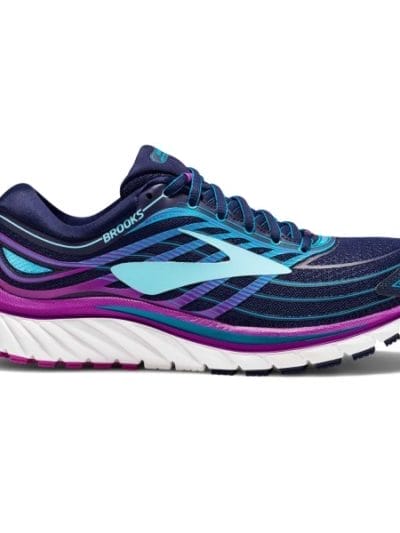 Fitness Mania - Brooks Glycerin 15 - Womens Running Shoes - Blue/Purple Cactus/Teal
