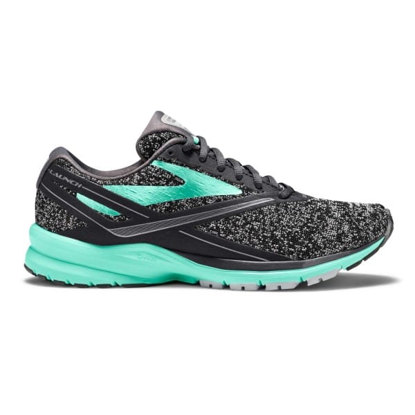 Fitness Mania - Brooks Knitted Launch 4 - Womens Running Shoes - Anthracite/Beach Glass/Silver
