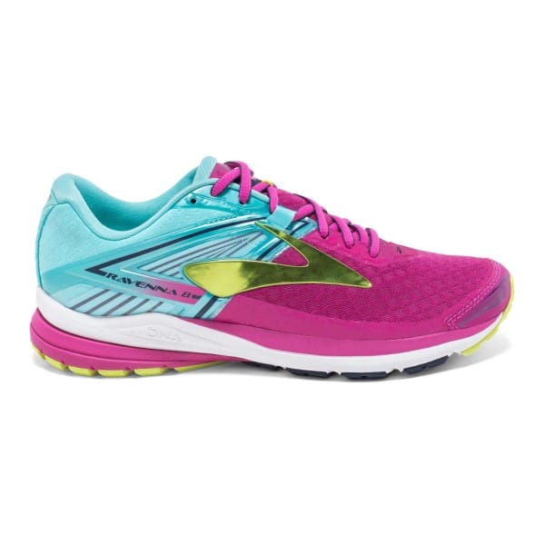Fitness Mania - Brooks Ravenna 8 - Womens Running Shoes - Berry/Aqua Splash/Lime