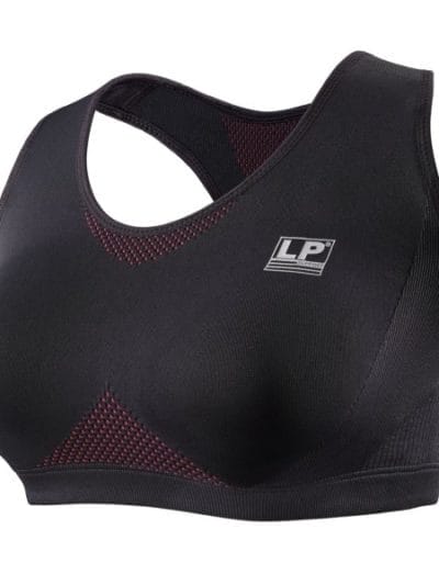 Fitness Mania - LP EmbioZ Womens Compression Sports Bra - Black