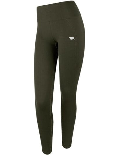 Fitness Mania - Running Bare Extend Keep Me Dry Seamless Womens Full Length Training Tights - Assassin