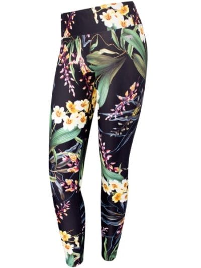Fitness Mania - Running Bare High Rise Hear Me Roar Full Length Womens Training Tights - Liberty
