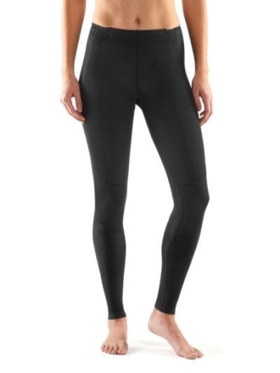 Fitness Mania - Skins A400 Skyscraper Womens Long Compression Tights - Black + Free Gym Bag