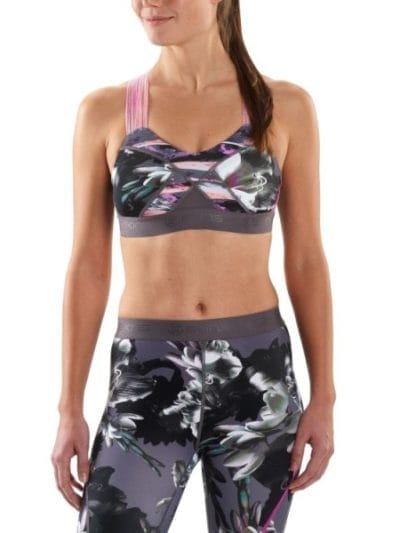 Fitness Mania - Skins DNAmic Speed Womens Crop Top - Botanica + Free Gym Bag