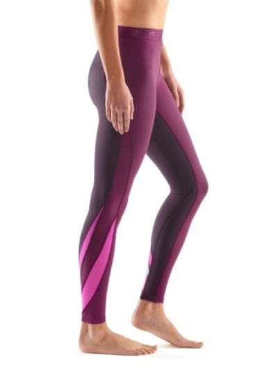 Fitness Mania - Skins DNAmic Womens Compression Long Tights - Hyssop + Free Gym Bag