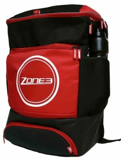 Fitness Mania - Zone3 Triathlon Transition Backpack - Black/Red