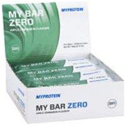 Fitness Mania - My Bar Zero - 12 x 65g - 12 x 65g - Box - Apple Cinnamon