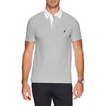 Fitness Mania - SHORT SLEEVE SLIM STRIPE BUTTON DOWN POLO