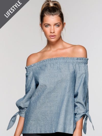 Fitness Mania - Off The Shoulder Top
