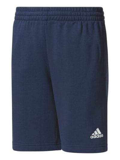 Fitness Mania - Adidas Logo Kids Boys Training Shorts - Navy/White