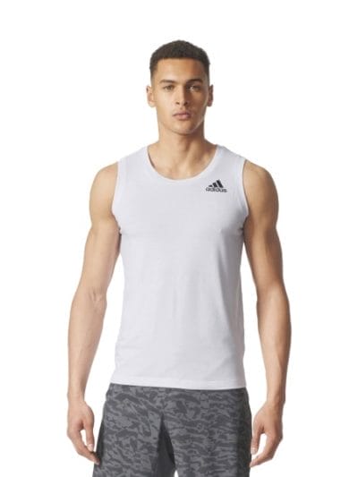 Fitness Mania - Adidas Prime Mens Training Tank - White