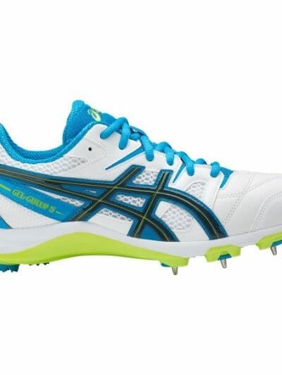 Fitness Mania - Asics Gel Gully 5 - Mens Cricket Shoes - White/Insignia Blue/Hawaiian Surf