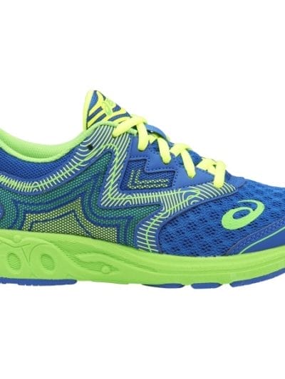 Fitness Mania - Asics Gel Noosa GS - Kids Boys Running Shoes - Imperial/Green Gecko/Safety Yellow